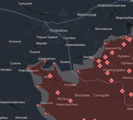 Росіяни просуваються поблизу Покровська