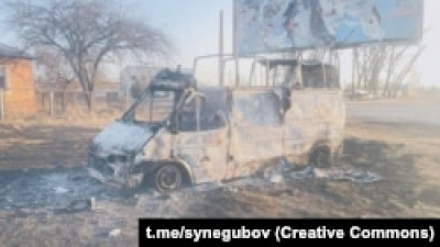 Російський дрон влучив у цивільний автомобіль у Вовчанську, двоє людей загинули – Синєгубов